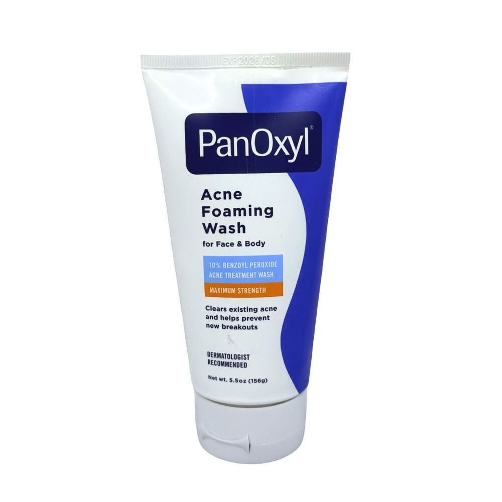 PanOxyl 10% Benzoyl Peroxide Acne Foaming Wash - 5.5 oz / 156g